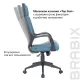 Кресло руководителя PREMIUM Prime EX-515, ткань, голубое. Фото товара с разных ракурсов.