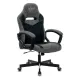Кресло игровое геймерское Бюрократ VIKING 6 KNIGHT B FABRIC черный крестовина металл. Фото товара с разных ракурсов.