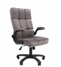Кресло руководителя Chairman Home 444 Россия ткань Т-55 серый