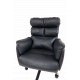 Офисное кресло Chairman 433 Россия экокожа черная. Фото товара с разных ракурсов.