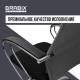 Кресло офисное  PREMIUM "Ultimate EX-800" хром, плотная двойная сетка Х2, черное/серое. Фото товара с разных ракурсов.